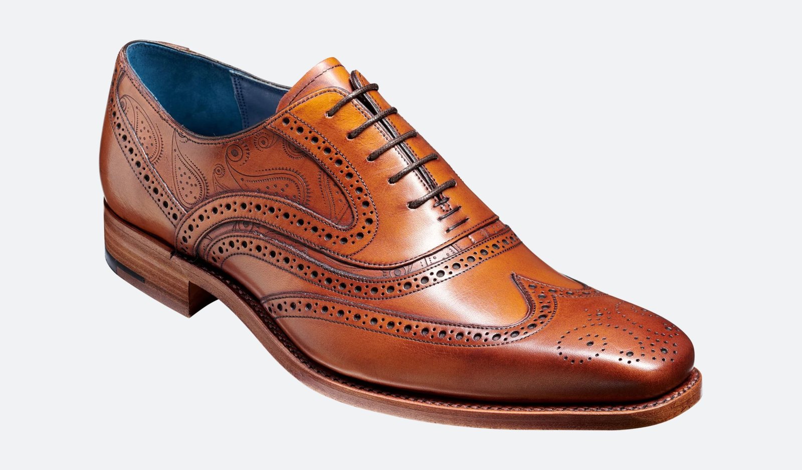 Bromley - Premium Quality Handmade Wingtip Brogue Leather Oxford Shoes