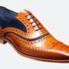 Bromley - Premium Quality Handmade Wingtip Brogue Leather Oxford Shoes