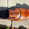 Bromley - Premium Quality Handmade Wingtip Brogue Leather Oxford Shoes