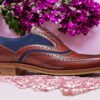 Bromley - Premium Quality Handmade Wingtip Brogue Leather Oxford Shoes