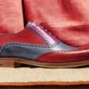 Chroma - Premium Quality Handmade Brogue Wingtip Leather Oxford Shoes