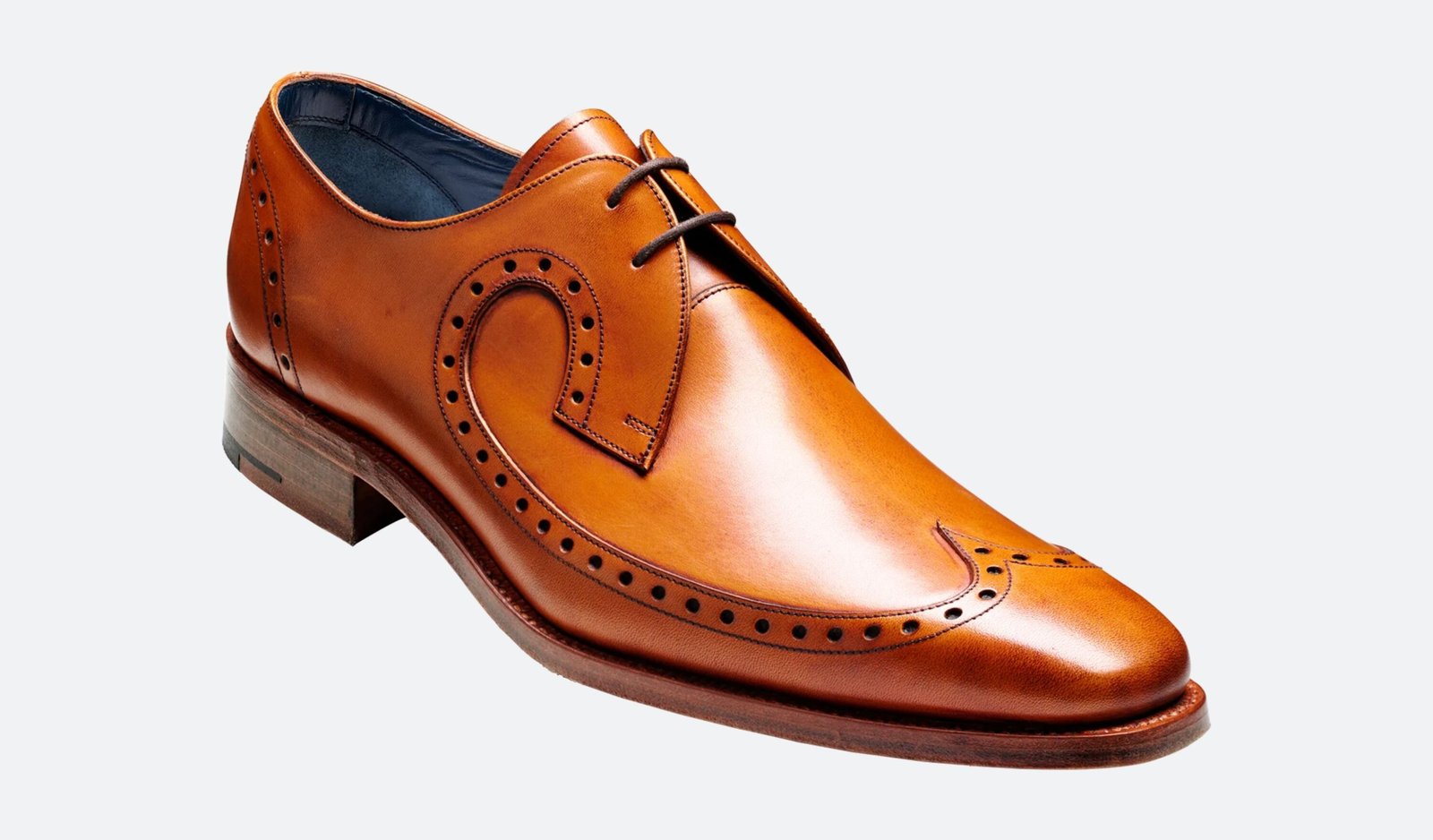 Clint - Premium Quality Handmade Leather Wingtip Derby Shoes