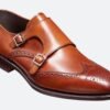 Eleganto - Premium Quality Handmade Leather Brogue Wingtip Double Strap Monk Shoes