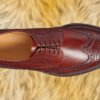 Gator - Premium Quality Handmade Leather Brogue Wingtip Derby Shoes