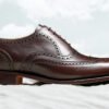 Hilton - Premium Quality Handmade Leather Brogue Wingtip Oxford Shoes