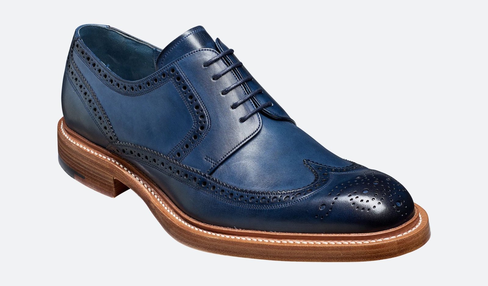 Hudson - Premium Quality Handmade Brogue Wingtip Leather Derby Shoes