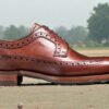 Regent - Premium Quality Handmade Leather Brogue Wingtip Derby Shoes