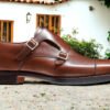 Thomas - Premium Quality Handmade Leather Double Strap Monk Shoes