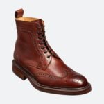 Wiseman- Premium Quality Handmade Leather Brogue Wingtip Derby Boots