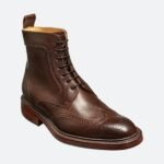 Wiseman- Premium Quality Handmade Leather Brogue Wingtip Derby Boots