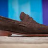 Gilman - Premium Quality Handmade Suede Leather Penny Loafer Shoes