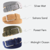 Handmade Leather Suede Belt Collection